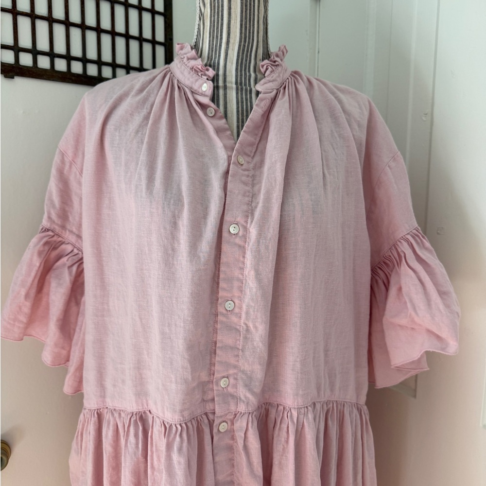 Nest Robe Pink Ruffle Dress - Picture 2 of 6